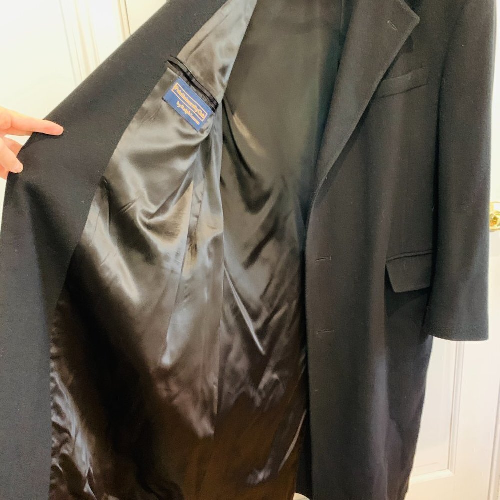 Vintage Polo University Club Ralph Lauren Men's Over Coat Top Coat Size 40 R - Picture 11 of 15